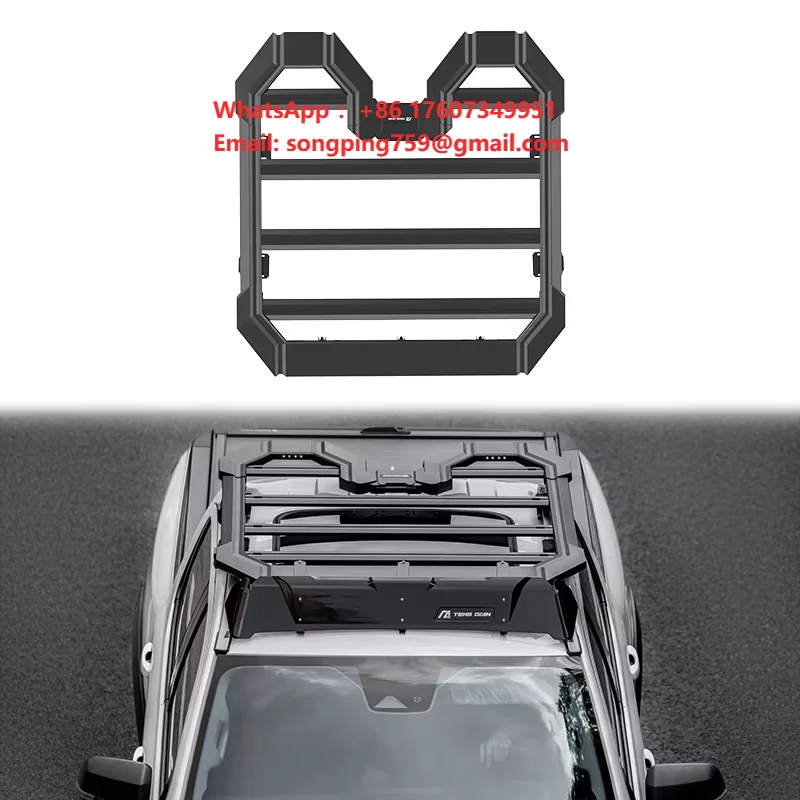 Cargo Rack Aluminum - Nuevo Portaequipajes de Techo para Automóviles