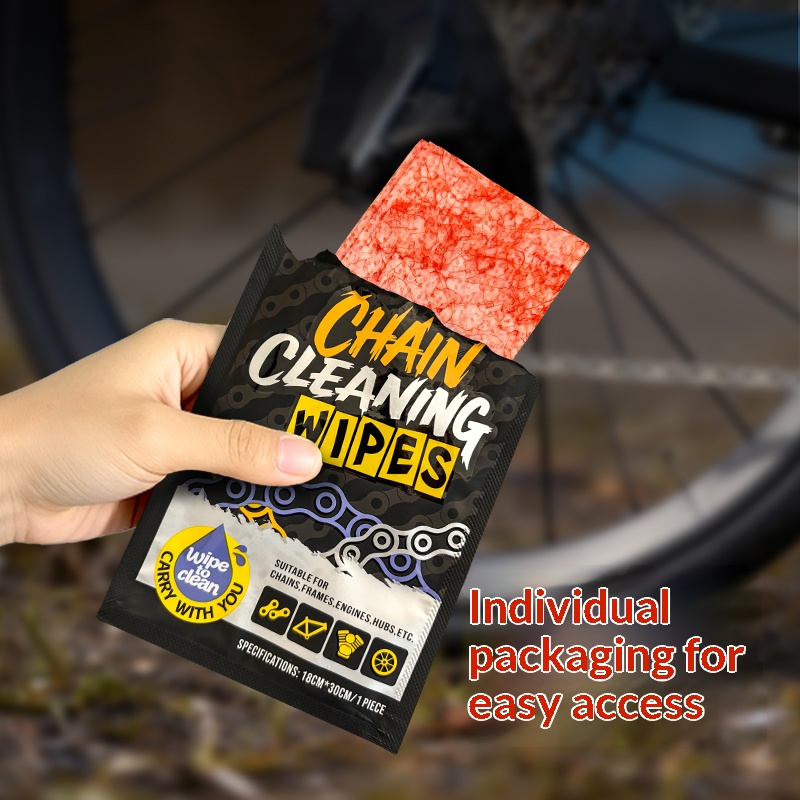 Grease Waterproof Bike - Toallitas de Limpieza para Cadenas de