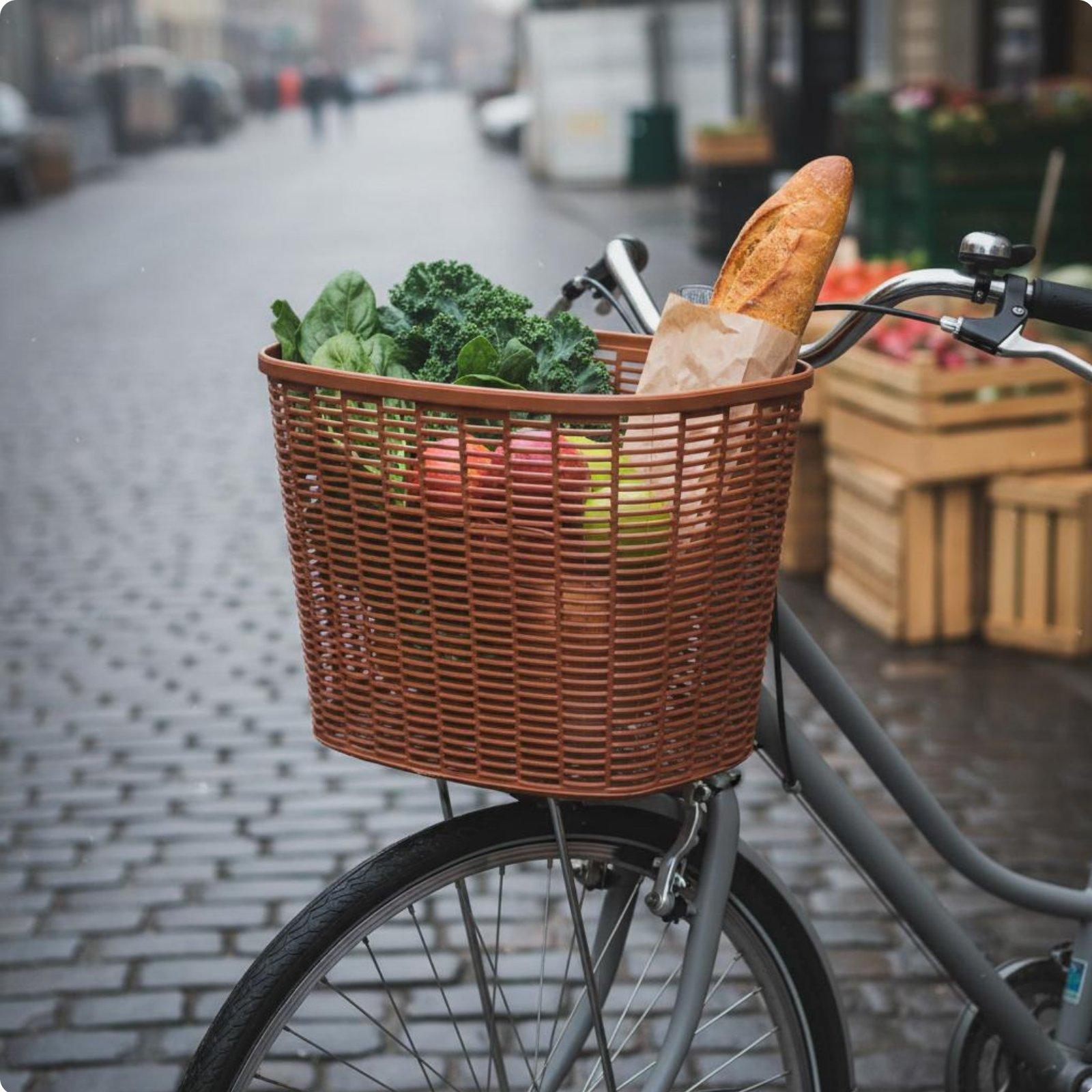 Cesta de bicicleta espaciosa,  - Cycling Commute Essentials reseña y precio