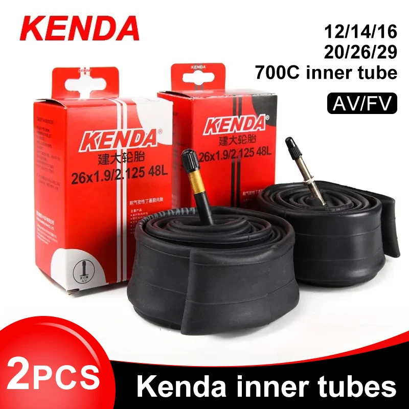 2 uds KENDA tubo interior de b - Inner Tube 700C reseña y precio