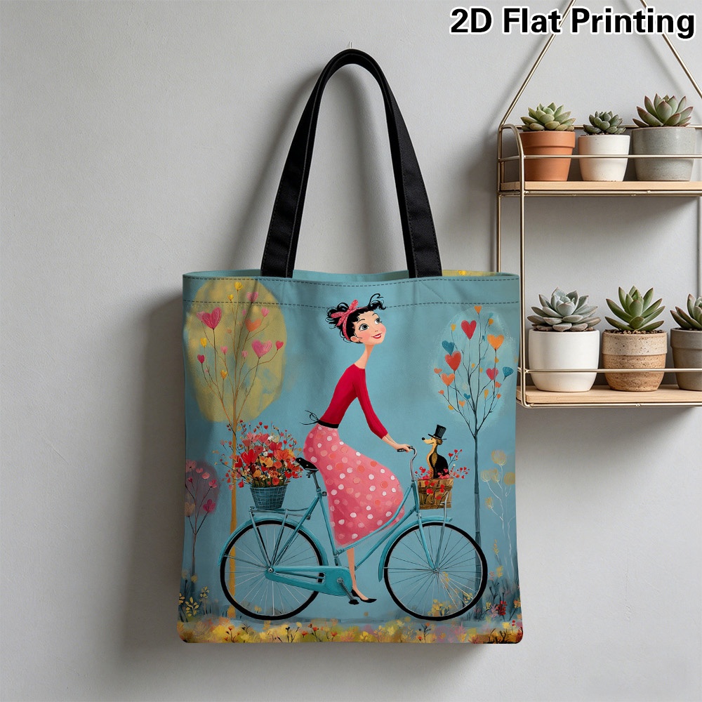 Bolsa de Mano Elegante con Dis - Cycling Journey reseña y precio