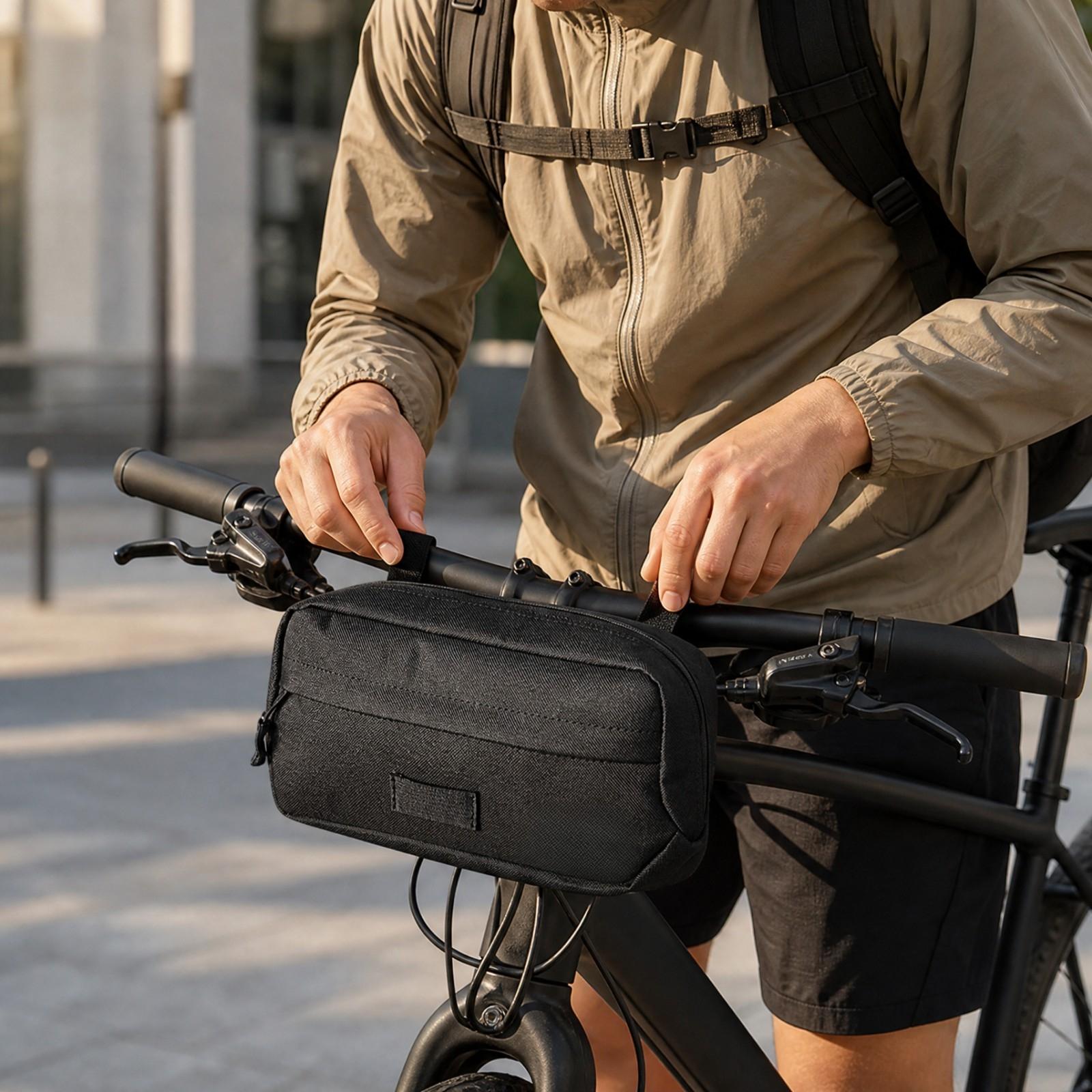 Bolsa compacta para manillar d - Cycling Commute Essentials reseña y precio