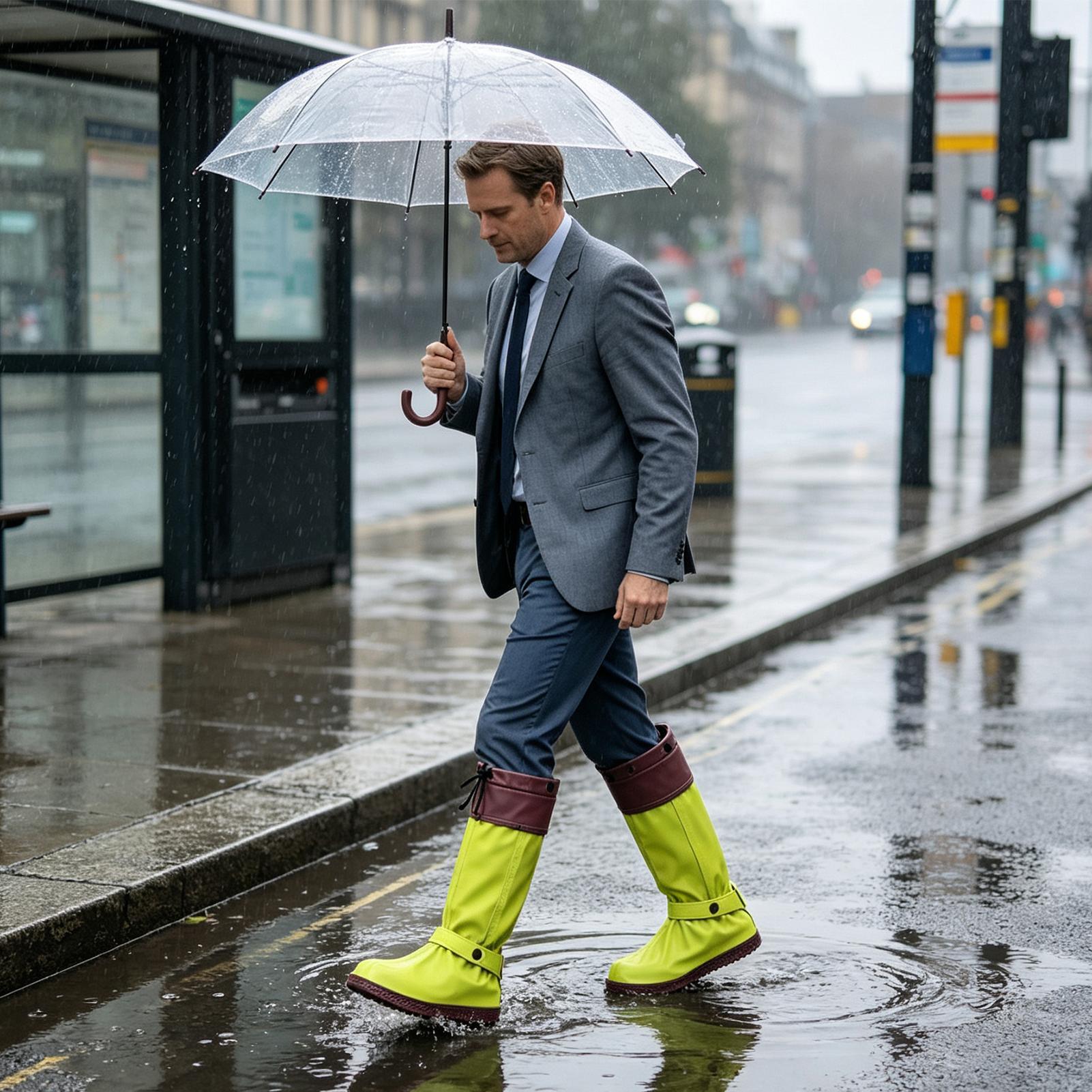 Fundas para botas de lluvia co - Cycling Commute In Rain reseña y precio