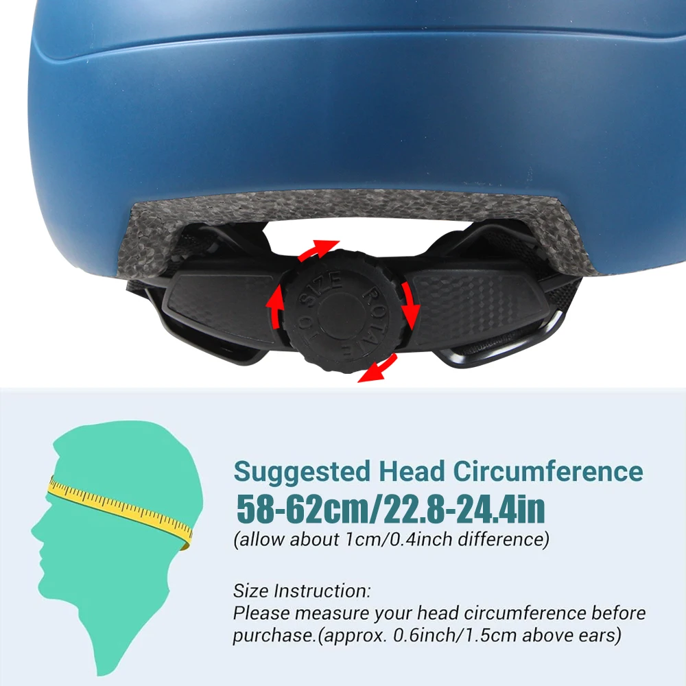 Casco de bicicleta ajustable p - Commute Cycling Helmet reseña y precio